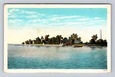 Jamestown Island VA-Virginia, Scenic View Of Jamestown Island, Vintage Postcard picture