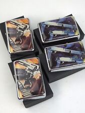 STAR-1 AMERICAN FIREARMS 4pc Flint & Fluid Lighter Lot - New in Gift Box picture