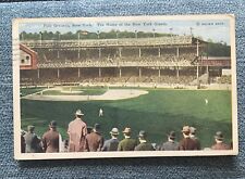 NY New York City Polo Grounds Postcard The Home of the New York Giants Baseball picture