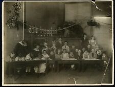 INDIANA GRAMMAR SCHOOL MUSIC CLASS STUDENTS TEACHERS 1880S / 1890s MUNCIE? PHOTO picture