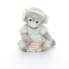 Enesco Calico Kittens Home Sweet Home Resin Collectible Cat Figurine #624703 picture