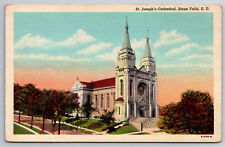 Vintage Postcard SD Sioux Falls St. Joseph's Cathedral -5790 picture