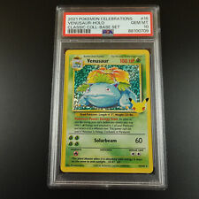 PSA 10 Venusaur 15/102 Celebrations Classic Collection Holo Graded Pokemon Card picture