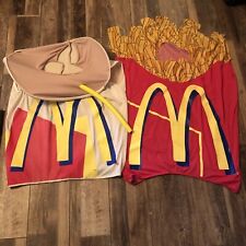 Vintage 1997 McDonalds Halloween Adult Costumes Milkshake & Fries RARE SEE PICS picture