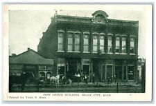 c1910's Post Office Building Exterior Osage City Kansas KS Unposted Postcard picture