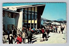 Windsor VT-Vermont, Base Lodge At Mount Ascutney Ski Area, Vintage Postcard picture
