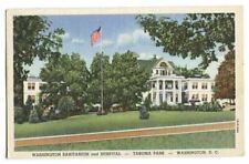 Postcard Washington Sanitarium + Hospital Takoma Park Washington DC  picture