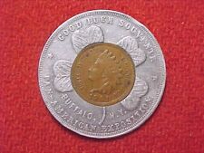 1901 PAN-AMERICAN EXPOSITION SOUVENIR ~ LUCKY 1901 INDIAN HEAD PENNY ~ CLEAN picture
