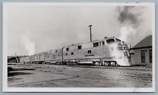 Railroad Photo - Burlington Route #9912 Silver Meteor Zephyr Train 1940 Omaha NE picture
