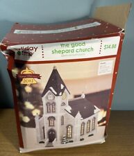 Holiday Time 2013 Vintage Victorian The Good Shepard Church Christmas Village picture