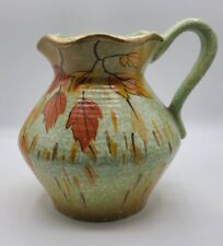 Vintage Brentleighware Java Jug With Fall Leaves Marked England picture