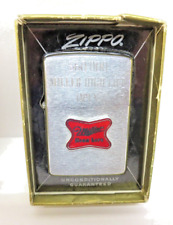 Vintage Zippo Lighter 1966 PGA $60.000 Miller High Life Open Engraved Rare picture