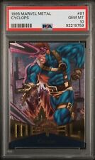 1995 Marvel Metal #91 Cyclops PSA 10 Gem Mint Freshly Graded X-Men picture