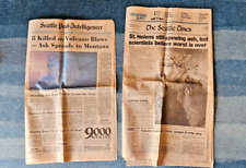 Mount St. Helens Newspaper Coverage May 19, 1980 (Seattle Times & PI) picture