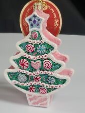 AUTHENTIC Christopher Radko Christmas Cookie Cut Tree Ornament NEW picture