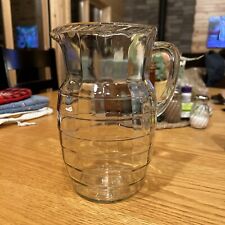 Vintage Clear Glass  Hocking Juice Pitcher picture