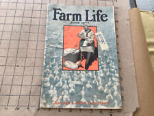 original June 1928 FARM LIFE - cuck cover. 36 pages, newspaper type paper picture