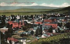 Antique Postcard Ariel View LakeView, Oregon c1916 Made in Germany picture