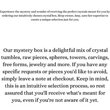 Crystals Spiritual Random Pick Box Perfect Gift Mysterious picture