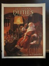 1911 Egyptian Deities Cigarette Santa Smoking Full Page Color Advertisement  picture