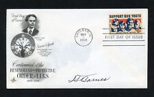 Truman S. Barnes signed autograph auto First Day Cover WWII Ace USAAF picture