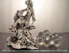 925 Silver Newlyweds Figurine w/ Swarovski Crystals picture