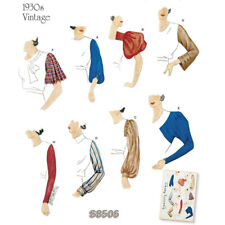 S8506 Style 1930's Simplicity SEWING PATTERN Set of Vintage Sleeves Sizes 10-22 picture
