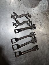 Old Antique Wrench Lot Of 6 Tools picture