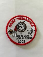 boy scout patch 2002 Camp Tuscarora Patch picture