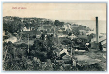 1919 Houses Buildings River Parti af Soon Norway Posted Antique Postcard picture