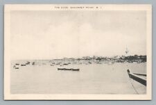Sakonnet Point—Boat Cove LITTLE COMPTON Rare Vintage Postcard Rhode Island 1956 picture