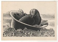 1963 ANTI-MILITARY Dove in helmet FOR PEACE. Rockwell Kent Russian Postcard OLD picture