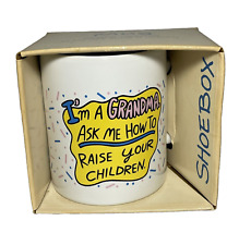 Vintage Hallmark Shoebox Greetings Coffee Mug GRANDMA New in Box picture