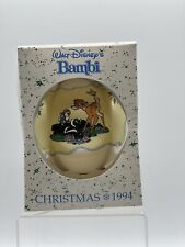 NEW Schmid 1994 Walt Disney Bambi Christmas Holiday Collectible Ornament picture