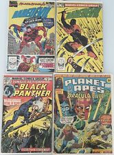Lot Of 4 Vintage Marvel Comic Books, Planet Of The Apes Misprint Included picture