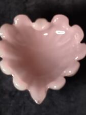 Murano Opalescent Pink Clam Shell Handcrafted Bowl Approx. 5.5
