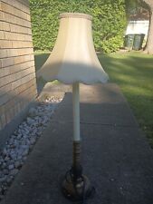 Vintage Oriental Accent Since 1880 Ornate Candlestick Table Lamp 28 Inch  picture