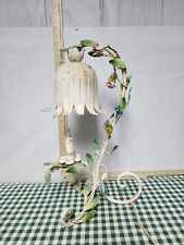 Vintage 1950 ish Metal Tulip Floral Lamp With Multiple Colors And Unique Designs picture