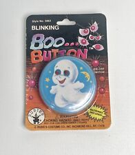 VINTAGE HALLOWEEN BUTTON USED TO LIGHT UP Ghost Spooky picture