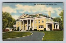 Dayton OH-Ohio, The Orville Wright Home, Antique, Vintage Souvenir Postcard picture