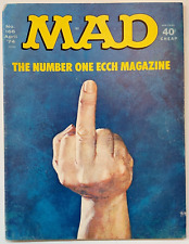Mad Magazine #166, April 1974, middle finger.  Give as a gift WOW picture