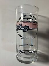Round Table Pizza Collector Drinking Glass 1959 '59 Pink CADILLAC picture