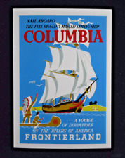 Disneyland Postcard 1998 Sailing Ship Columbia Attraction Poster Disney Gallery picture
