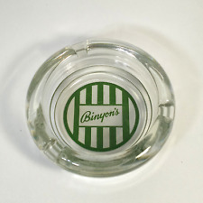 Vintage Binion's Clear Round Ashtray The One not in the gift Shops. picture