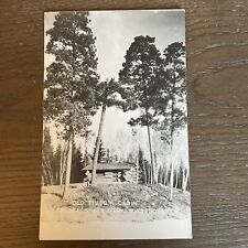1946 RPPC Old Timers Cabin Itasca State Park MN picture