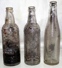 Vintage Pre-1930's Soda Bottle Lot (Sun Crest) LOOK picture