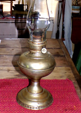 Antique NAUGATUCK Center Draft Oil/Kerosene Lamp picture