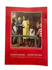 Vtg 1999 Austrian Art Dealer Hassfurther Advertisement Card Flyer picture