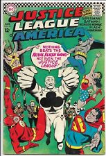 JUSTICE LEAGUE OF AMERICA #43 VG 1st Appearance Royal Flush Gang KEY ISSUE picture