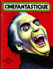 CINEFANTASTIQUE MAGAZINE - CHRISTOPHER LEE SPECIAL EDITION - FALL 1973 picture